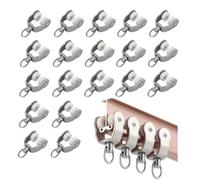 30-piece Curtain Track Pulley System With Curved Track And Beaded Rollers | It has a strong load-bearing capacity, is not easily deformed or broken, and has an extended service life.(80 pieces)