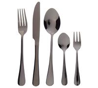 30 Piece Cutlery Set FUSILLI Black