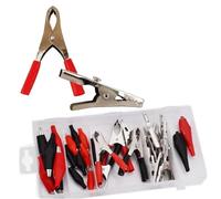 30-Piece Electrical Test Clip Assortment Set with Battery Terminal Connectors for Automotive and DIY Projects