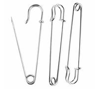 30-Piece Heavy-Duty Fastening Set - Extra-Large Secure Clasps for Fabric, Jewelry & DIY Projects | Industrial-Strength Blanket/Kilt Fasteners (Silver, 2.5")