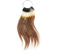 30 Piece Human Hair Colour Sample Rings for Salon Testing | Real Hair Swatches Ring Set, Long Term Storage and Portable Use, for Extensions, Colour Practice