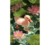 30 Piece Jigsaw Puzzles for Adults Animal Duck Lotus Flower, Educational Games, Challenging & Brainteasing for Men Women Elders Seniors, Puzzle 30 Pieces