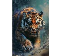 30 Piece Jigsaw Puzzles for Adults Animal Tiger Challenging Puzzle Educational Games Puzzle for Adults 30 Pieces Family Game Great Gift Idea, 9.8 x 7.9 inch