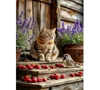 30 Piece Jigsaw Puzzles for Adults, Animals Birds Fruit 9.8x7.9 inch, Challenging Brain Teaser Puzzle, Premium Cardboard Hobby Gift for Adults & Seniors