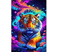 30 Piece Jigsaw Puzzles for Adults, Animals Tigers Classic Puzzle, 9.8x7.9 inch, Premium Interlocking No Dust, Family Indoor Activity