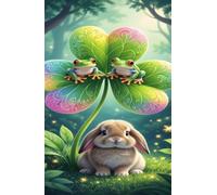 30 Piece Jigsaw Puzzles for Adults, Clover Frog Rabbit Classic Puzzle, 9.8x7.9 inch, Premium Interlocking No Dust, Family Indoor Activity