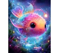 30 Piece Jigsaw Puzzles for Adults, Cute Fish Classic Puzzle, 9.8x7.9 inch, Premium Interlocking No Dust, Family Indoor Activity