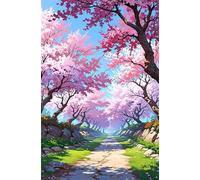 30 Piece Jigsaw Puzzles for Adults, Educational Games, Difficult, Logic Puzzles, Flowers Trees Pathways Puzzles for Adults, Puzzle 30 Pieces