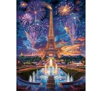 30 Piece Jigsaw Puzzles for Adults, Impossible Hard Difficult Challenging jigsaw puzzle 30 pieces adult Puzzles Classic Educational Games 25x20cm,French Tower Square