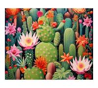 30 Piece Jigsaw Puzzles for Adults, Impossible Hard Difficult Challenging jigsaw puzzle 30 pieces adult Puzzles Classic Educational Games 25x20cm,Tropical Plants Cactus