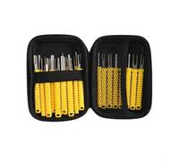30-Piece Tool Set for Removing Terminals, Extractor Plug Removal Kit for Automotive Electronics Repair (Yellow)