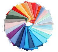 30 Piececs Fabric Bundles for Sewing, Cotton Fabric Squares,Multi-Colored 20x25cm,Precut Quilting Fabrics,Fabric for Sewing,Easy to Cut,Fabrics Patchwork Precut for DIY Craftwork and School Project