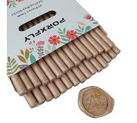 30 Pieces 7mm Sealing Wax Sticks for Glue Gun,PORXFLY Mini Wax Seal Sticks Great for Cards Envelopes,Wedding Invitations,Gift Wrapping,Wine Packages (Latte Gold)