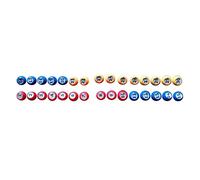 30 Pieces Bingo Ball Devices Portable Durable Tally Ball for Nights Family Parties