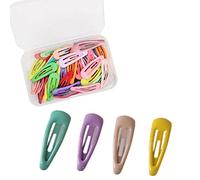 30 Pieces Candy Color Small Hair Clip Girls Baby Snap Hair Clip 3cm Metal Snap Hair Mini Clip Use for Girls Child by wenmeng