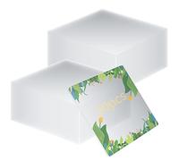 30 Pieces Clear Acrylic Sheets, Transparent Acrylic Blanks Panels, 10 cm/4 inch Square Acrylic Plastic Panel Sheets Signs for Picture Frame Painting DIY Crafts Display Base Stand Projects