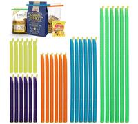 30 Pieces Colorful Plastic Food Clips, Bag Sealing Sealer Sticks