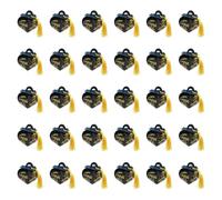 AWHAO 30 Pieces Gift Boxes with Cap, Candy Box with, Party Decoration, Treat Box, Easy to Assemble, Adorable, Black