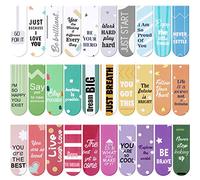 30 Pieces Inspirational Quotes Magnetic Bookmarks Encouraging Bookmarks Magnet Page Markers Positive Magnetic Page Clips Bookmark for Students Teachers School Home Office Supplies