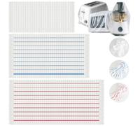 30 Pieces Kitchen Appliance Dust Covers for Air Fryer, Blender, Cake Decorator, Coffee Maker, Slow Cooker, Toaster, Small Appliance Dust Cover Set (White S Blue M Red L)