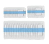 30 Pieces Large Waterproof Dressings for Wounds,3 Sizes Adhesive Waterproof Wound Dressing,for Many Types of Wounds (3.93×3.93in;3.93×5.90in;2.36×2.75in)