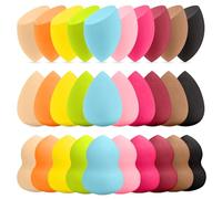 30 Pieces Makeup Sponge Set - Latex-free Blending Sponges for Flawless Application, Multi Shape Sponges for Wet and Dry Application, Value Pack Makeup Blender for Foundation & Concealer (30