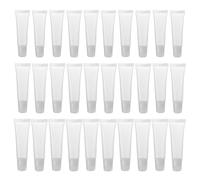 30 Pieces of Cosmetic Packaging Hose, Mini Transparent Packaging Bottle, Travel Accessories, Suitable for Shampoo, Skin Care Products, Lipstick