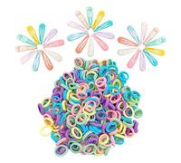 30 Pieces Of Cute Hairpins And 100 Pieces Of Mini Hair Rings, Children'S Hair Accessories, Elastic Hair Rings, Hairstyle Design Accessories