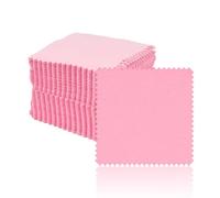 30 pieces of jewelry cleaning cloth, silver jewelry cleaning cloth, silver jewelry polishing cloth, jewelry cleaning jewelry cloth, jewelry gold and silver jewelry cleaning cloth (8 * 8cm, pink)