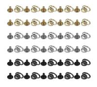 30 Pieces of Ring Screw Rivets, Leather Rivets, Screw-in Screw Rivets, O-Ring Rivets, Suitable for Pendant Accessories, Mobile Phone Case Accessories, Leather Crafts, Etc. (8mm)