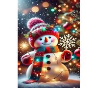 30 Pieces Puzzle For Adults Cute Snowman Snowflake Jigsaw Puzzles Teens Educational Toys Challenging puzzles for Wall Decor Gifts Finished Size: 25x20 cm