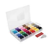 30 Pieces Sewing Thread for Polyester Sewing Machine Thread Hand Quilted Embroidery 50 Yards Professional