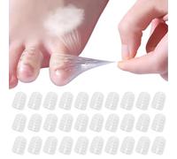30 Pieces Silicone Toe Protectors, Toe Protection, Clear Toe Pads, Padded Cover, High Elasticity, Suitable Toe, Toe Protection, Walking, Running