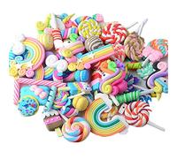 30 Pieces Slime Charms Set DIY Scrapbooking Craft Simulate Candy Resin Set for Decorating Mobile Phone Case Photo Frame (Mixed Loading)