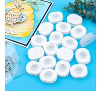 30 Pieces Standard Action Wobbles, Collapsible Self-Adhesive Springs 1.5" x 1.25" Regular Size Wobblers Movers for Card Making Add Movement to Interactive Cards Bundle Wobblers Movers DIY Scrapbooking