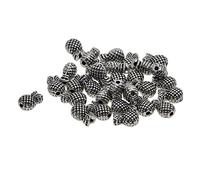 30 Pieces Tibetan Silver Spacer Charm Beads DIY Jewelry Findings Pineapple