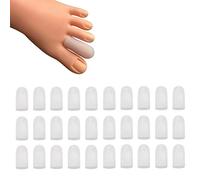 30 Pieces Toe Caps, Toe Protector, Toe Covers, Protect Toe from Rubbing, Ingrown Toenails, Corns, Blisters, Hammer Toes and Other Painful Toe Problems
