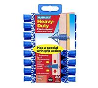 30 Plasterboard Fixings Plugs Plasplug Heavy Duty Cavity Wall Raw Drywall Strong