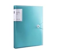 30-Pocket A4 Clear Plastic Sheet Protectors, Binder Folder, Punchless Ringless File Sleeves, Office Supplies for Document Protection(Blu)