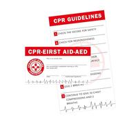 30 Pocket Guide CPR and First AId AED Certification Cards 2 x 3.5 inch Emergency Medical Information Contact Wallet Sized ID Cards Business Quick Reference Guide Fill Out Name Training Certificate