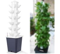 30 Pods Indoor Gardening System, Vertical Vegetable Hydroponic Tower Herb Garden Hydroponics Growing System Kit, with Water Pump, Timer