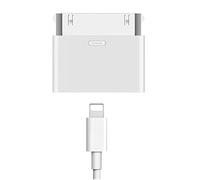 30-poliger auf Lightning-Adapter, Apple MFi-zertifiziert, Lade-Synchronisierungs-Konverter für 30-polige Dockingstationen und mehr, kompatibel mit iPhone 4/4S/iPad/iPod Touch (kein Audio)
