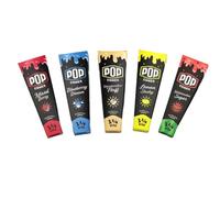 30 Pop Cones Pre Rolled Cones Rolling, 1 1/4 Size, 5 Flavour
