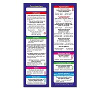 30 Punctuation Explanation Literacy Childrens Pupils Teachers School Bookmarks 59MMx210MM Primary Teaching Services