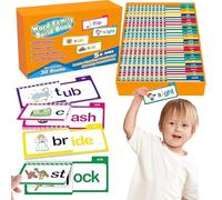 30 Read And Rhyme Flip Books,First Words Flash Cards,ABC Vocabulary Flash Cards,Corresponding Words and Vivid Pictures,Enlightenment Education Books for Babies and Toddlers,Language Development Toys