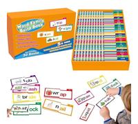 30 Read and Rhyme Flip Books, Lorynel Flip Books, Rogins FlipBook, Word Family Build Book, Sight Words Flash Cards Kindergarten, for Kids Adults Stress Relief
