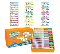 30 Read and Rhyme Flip Books, Reading Flip Book, ABC Vocabulary Flash Cards, Word Families Flash Cards, Word Family Flip Books, Educational Reading Games