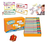 30 Read And Rhyme Flip Books, Word Families Flash Cards, Read & Rhyme Flip Activity Book,Educational Reading Games for Words