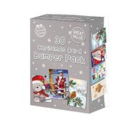 30 Rectangle Assorted Bumper Box New Variety Pack Great Value Christmas Cards