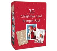 30 Rectangle Assorted Bumper Box New Variety Pack Great Value Christmas Cards